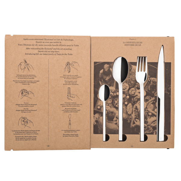 Guy Degrenne L'E STARCK MIROIR Coffret 24 Couverts