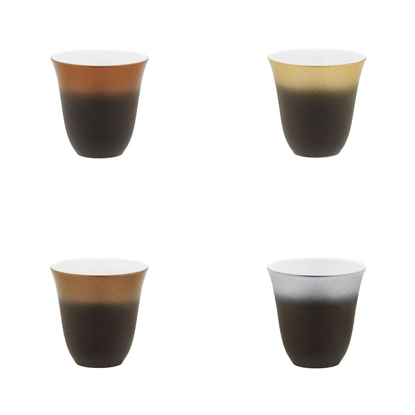 Guy Degrenne ILLUSIONS MULTICOLORE Coffret 4 Tasses à Moka 7 Cl