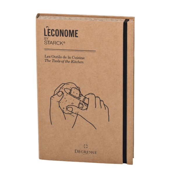 Guy Degrenne L'ECONOME STARCK Pack 4 Pièces Économe/Couteau Bec Oiseau/Couteau Office/Flexiconome
