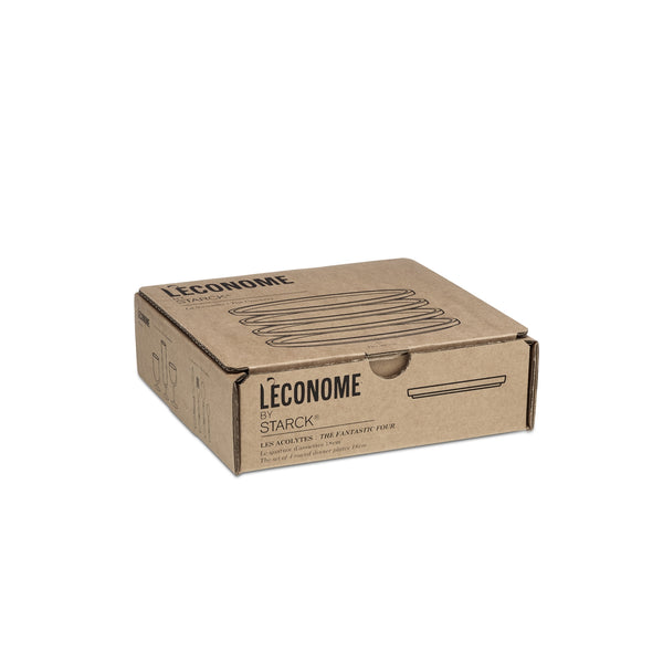 Guy Degrenne LA VAISSELLE DE L'ECONOME ARTICHAUT VERT Coffret 4 Assiettes 18 Cm