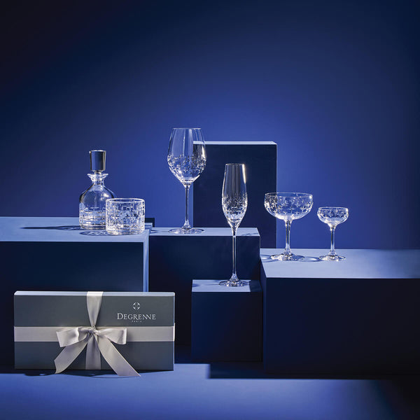 Guy Degrenne NEWPORT TWIST Coffret 4 Gobelets Hauts 37 Cl