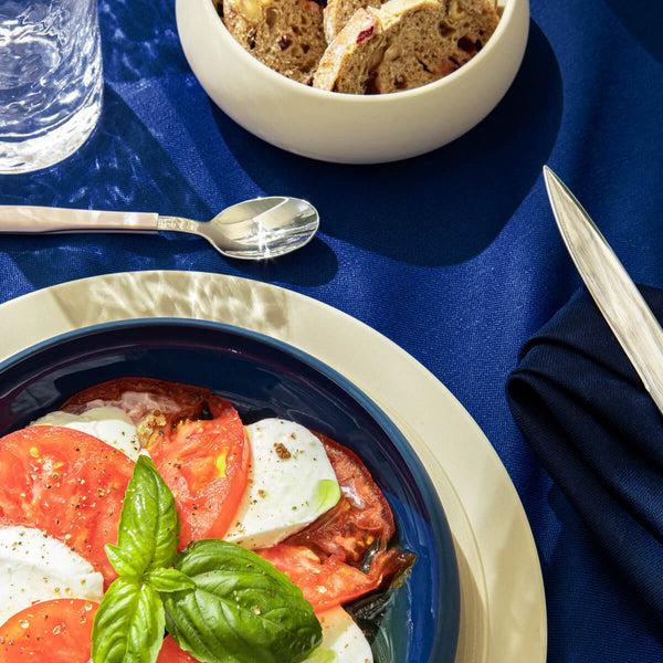 Guy Degrenne NUANCES COTON & LIN BLEU ROY Nappe Rectangulaire 180 X 250 Cm