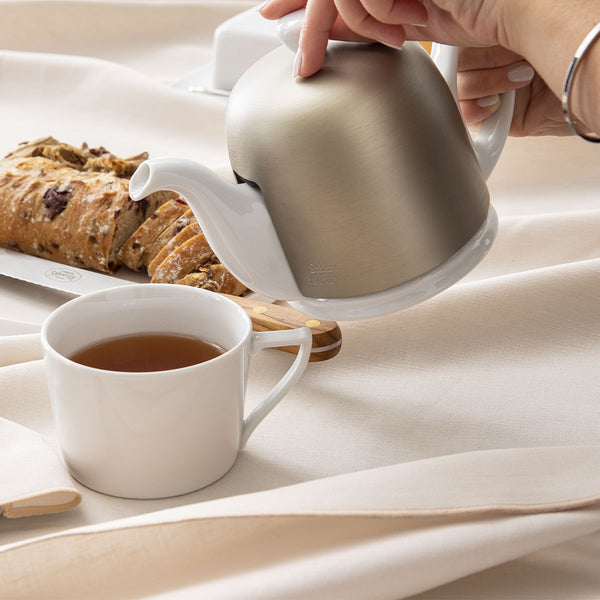 Guy Degrenne NUANCES COTON & LIN NUDE Nappe Carrée 180 X 180 Cm