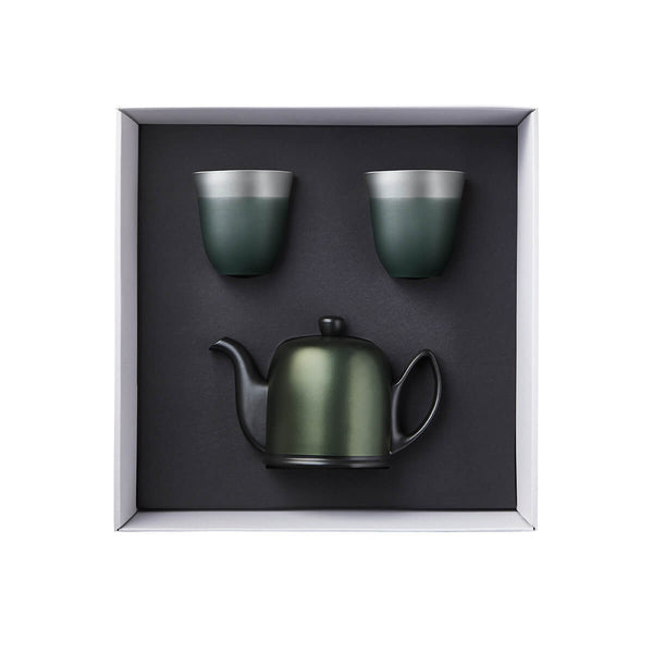 guy degrenne SALAM Coffret théière 4 tasses et 2 mugs 25 cl