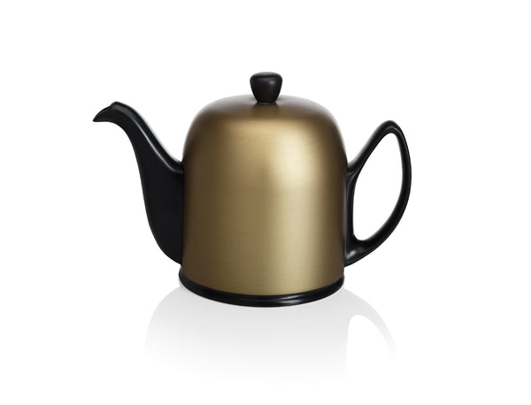 guy degrenne SALAM MINERALE Théière 4 tasses cloche bronze