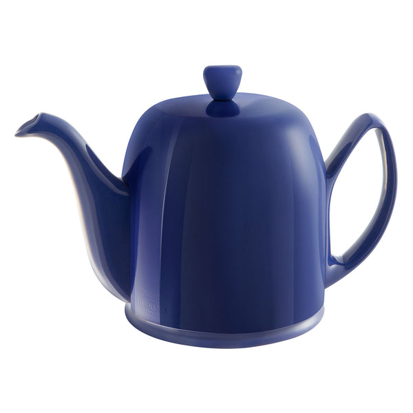 guy degrenne SALAM MONOCHROME Théière 6 tasses cloche bleue