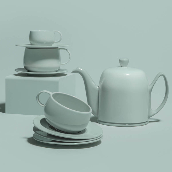 Guy Degrenne SALAM MONOCHROME Théière 6 Tasses Cloche Vert Amande