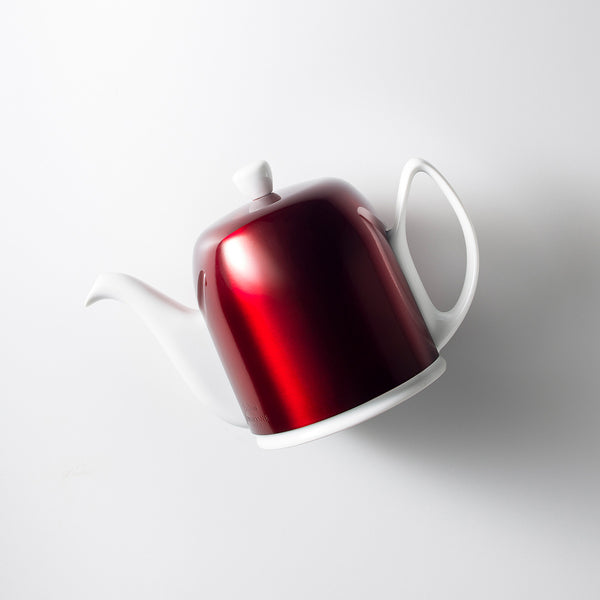 Guy Degrenne SALAM POMME D'AMOUR Théière 6 Tasses Cloche Rouge