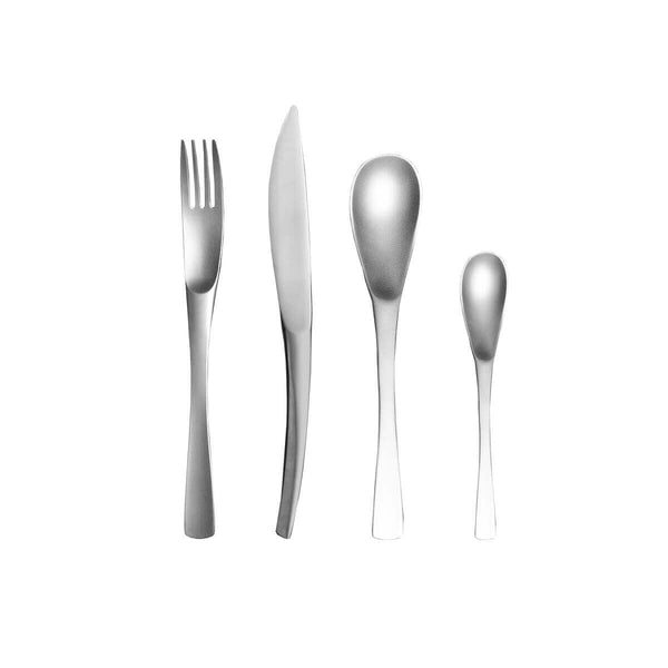 guy degrenne XY MAT Coffret 24 pieces monobloc lame unie