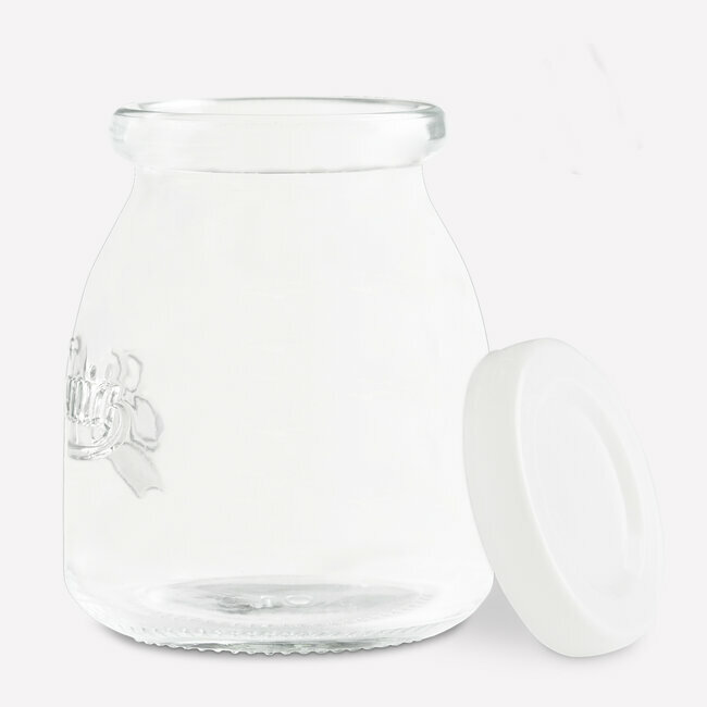 h.koenig 12 pots en verre pour yaourtières