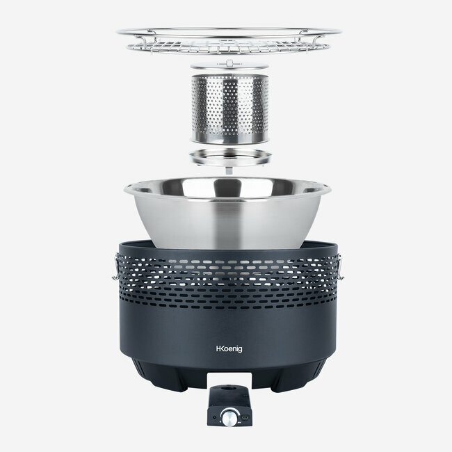 H.koenig Barbecue à Charbon Portable