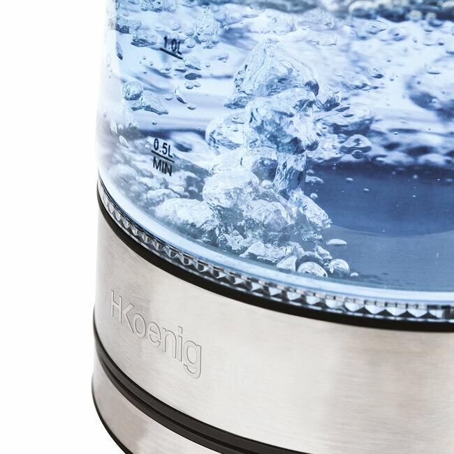H.koenig Bouilloire En Verre 1 7 L