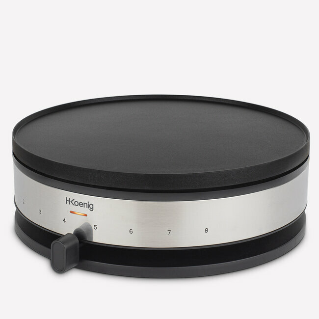 H.koenig Crêpière Avec Plaque Réversible