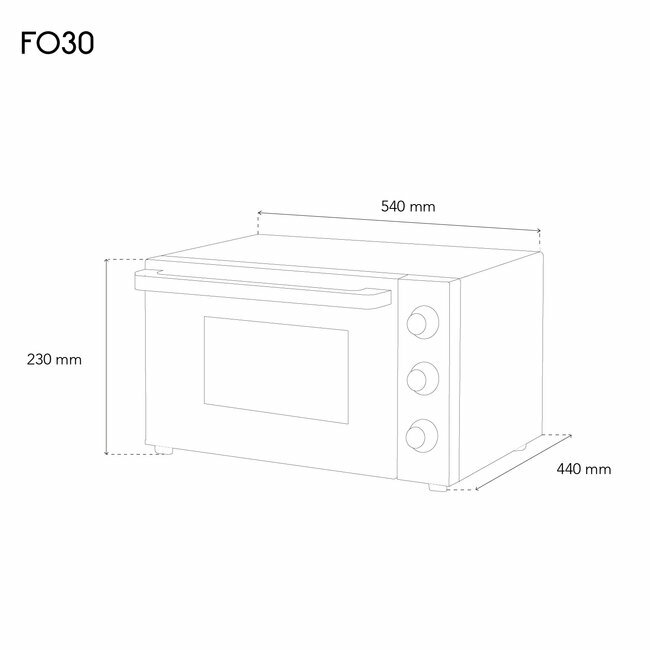 H.koenig Four électrique 30 L