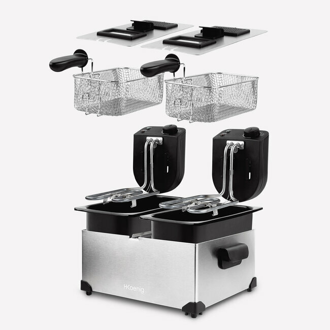 H.koenig Friteuse Double Bac