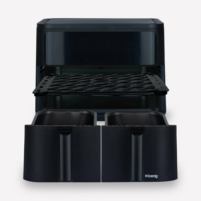 H.koenig Friteuse Sans Huile Double Bac 9L