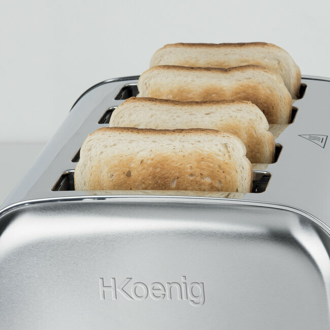 H.koenig Grille-pain Toaster 4 Tranches