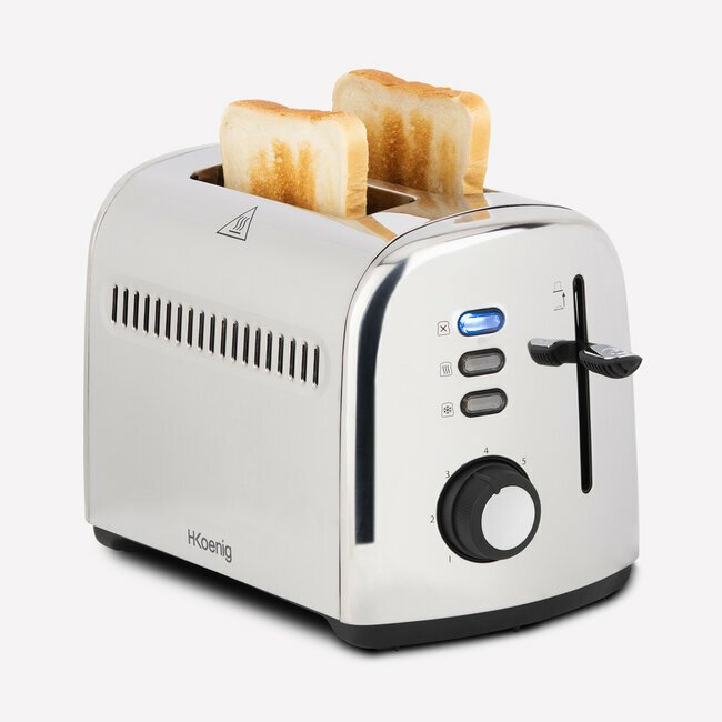 H.koenig Grille-pain Toaster Crust & Crunch