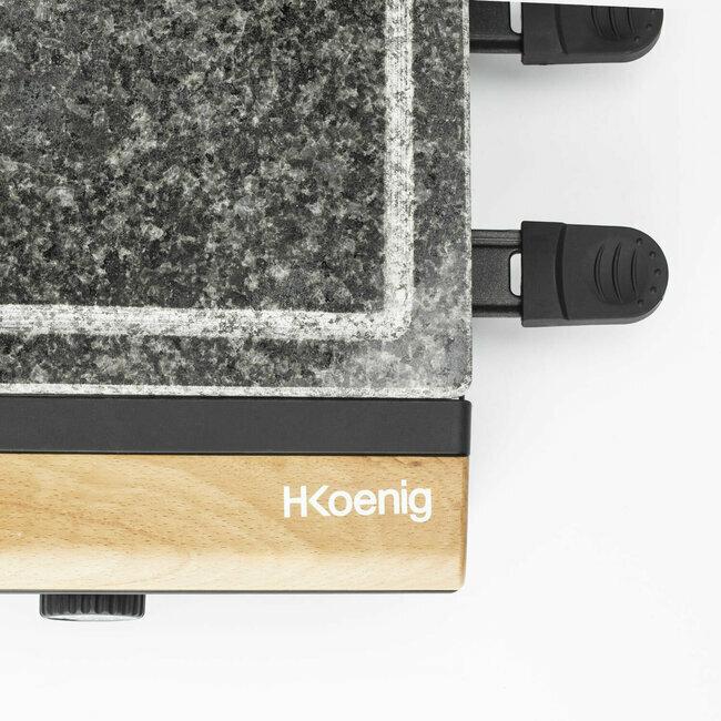 H.koenig Pierre à Cuire Et Raclette 8 Personnes