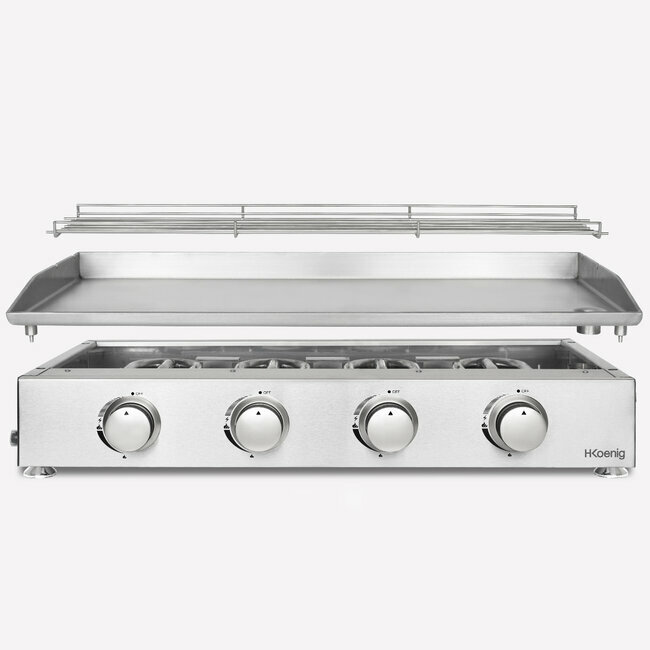H.koenig Plancha Au Gaz 4 Brûleurs