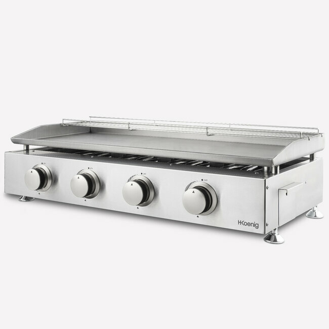 h.koenig Plancha au gaz 4 brûleurs