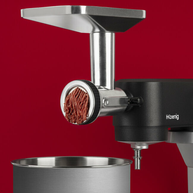 H.koenig Kit Hachoir à Viande Pour Robot Pâtissier KM120 KM124 KM126 Et KM128