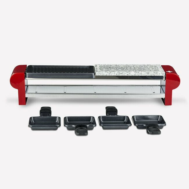 H.koenig Raclette Pierre à Cuire Et Grill 4 Personnes