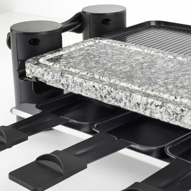 H.koenig Raclette Pierre à Cuire Et Grill 8 Personnes Design Convivial