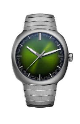 h.moser Streamliner Centre Seconds Matrix Green