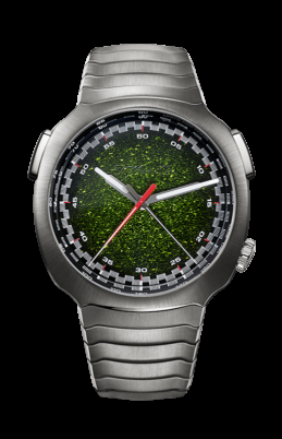 h.moser Streamliner Flyback Chronograph Automatic Matrix Green fumé