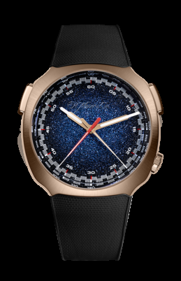 h.moser Streamliner Flyback Chronograph Automatic Midnight Blue fumé