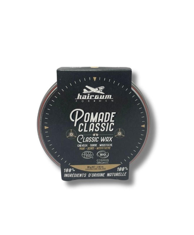 hairgum Cire coiffante cheveux et barbe bio pomade classic - Cosmos Organic