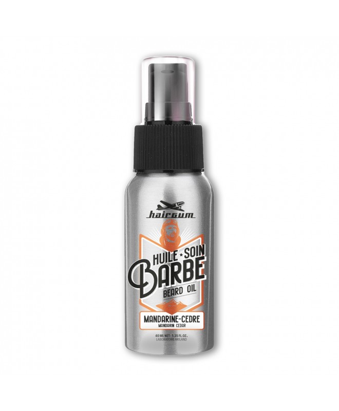 Hairgum Barber Huile Barbe Mandarine Cedre 40ML