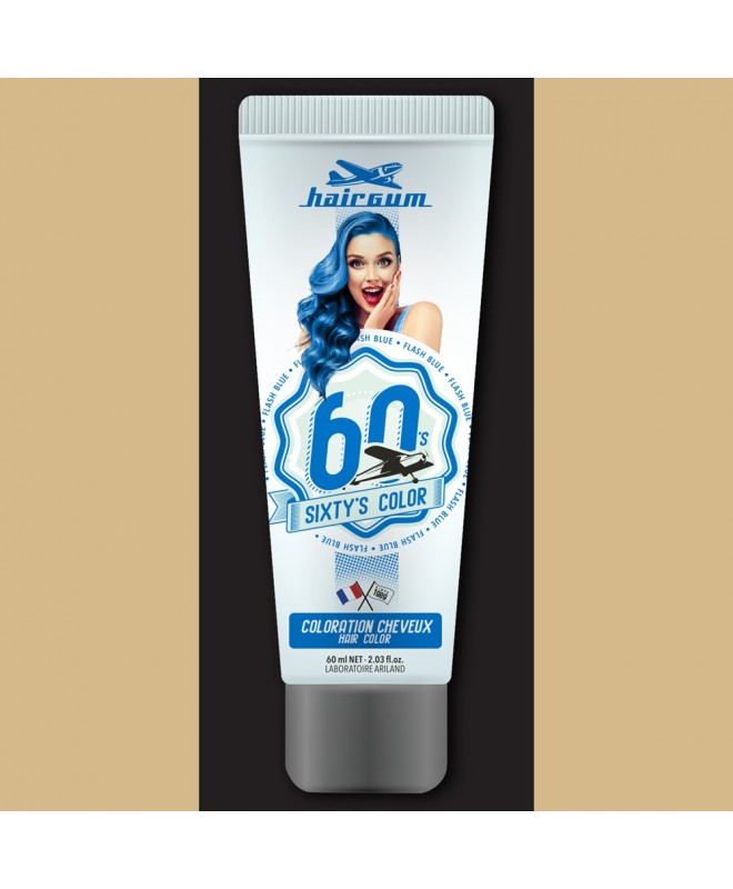 Hairgum Flash Blue Sixty'S Color 60ML