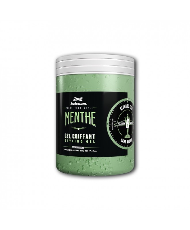 Hairgum Gel Fixant Menthe - Sans Alcool 500G