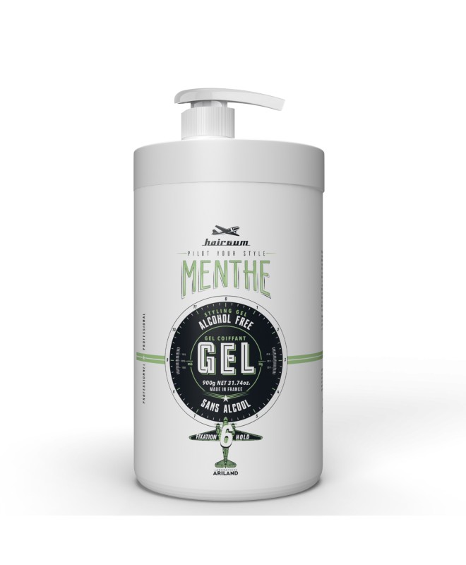 Hairgum Gel Fixant Menthe - Sans Alcool 900G