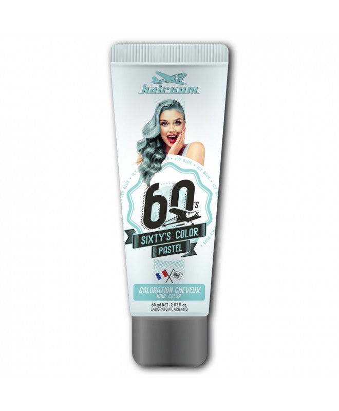 Hairgum Icy Blue Sixty'S Color 60ML