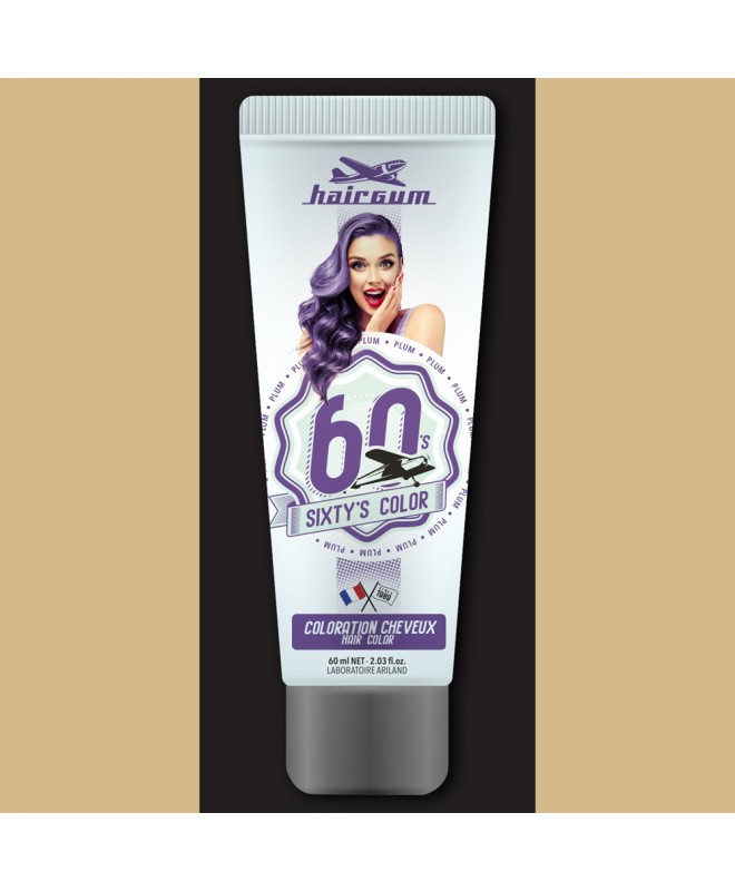 Hairgum Plum Sixty'S Color 60ML
