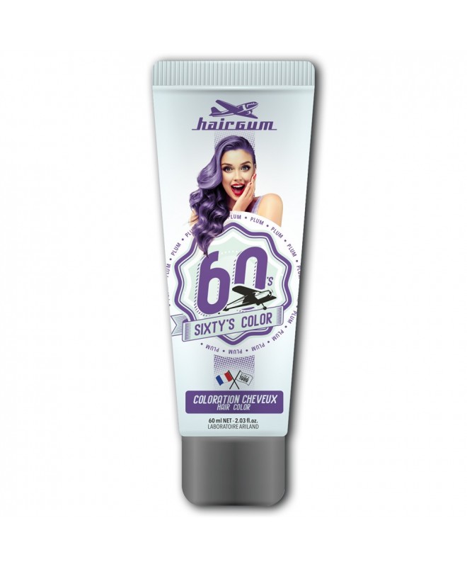 Hairgum Plum Sixty'S Color 60ML