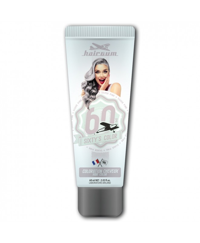 Hairgum Silver Pink Sixty'S Color 60ML