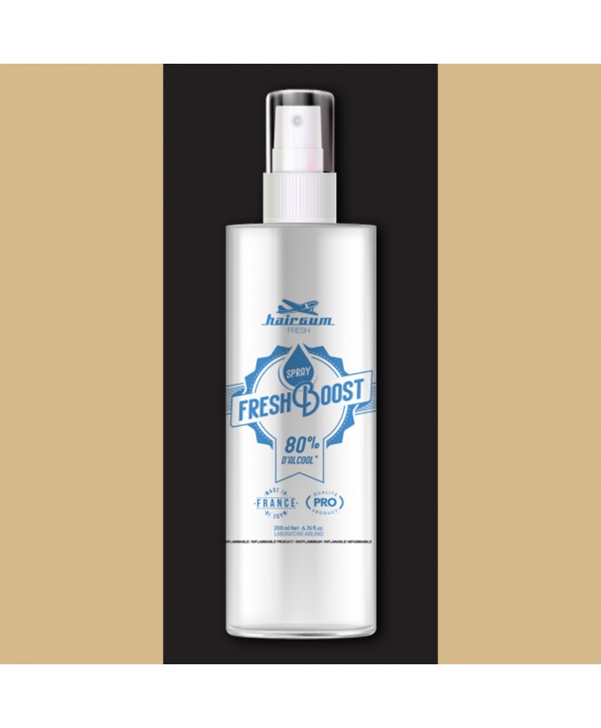 Hairgum Spray Fresh BOOST 80% Alcool