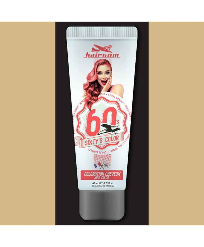 Hairgum Sunset Coral Sixty'S Color 60ML