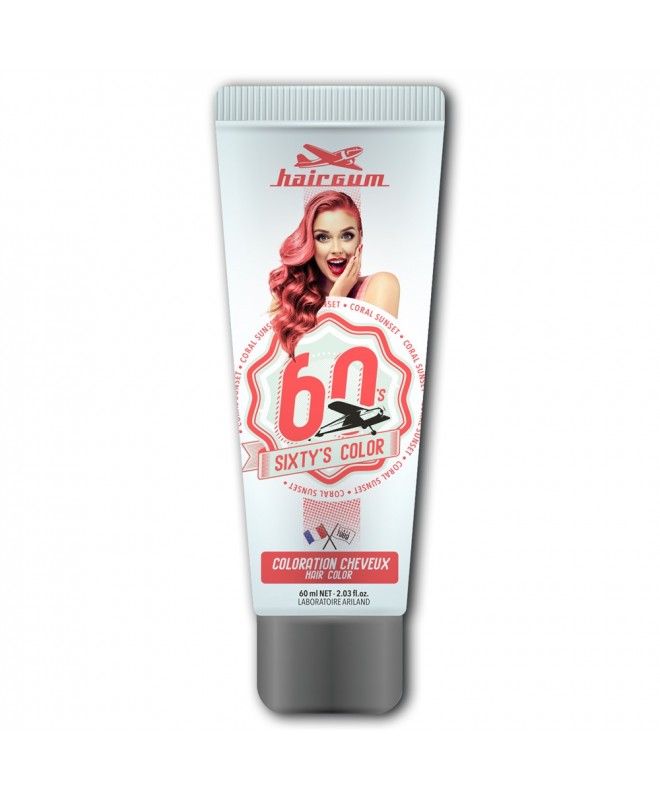Hairgum Sunset Coral Sixty'S Color 60ML
