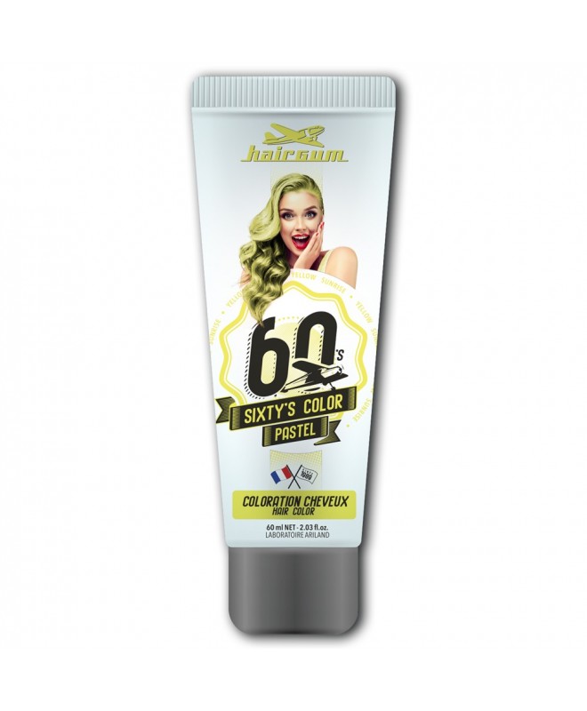 Hairgum Yellow Sunrise Sixty'S Color 60ML