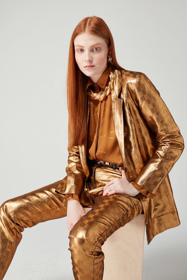 Heimstone Blazer Sonny Crockett En Imprimé Damier Klimt