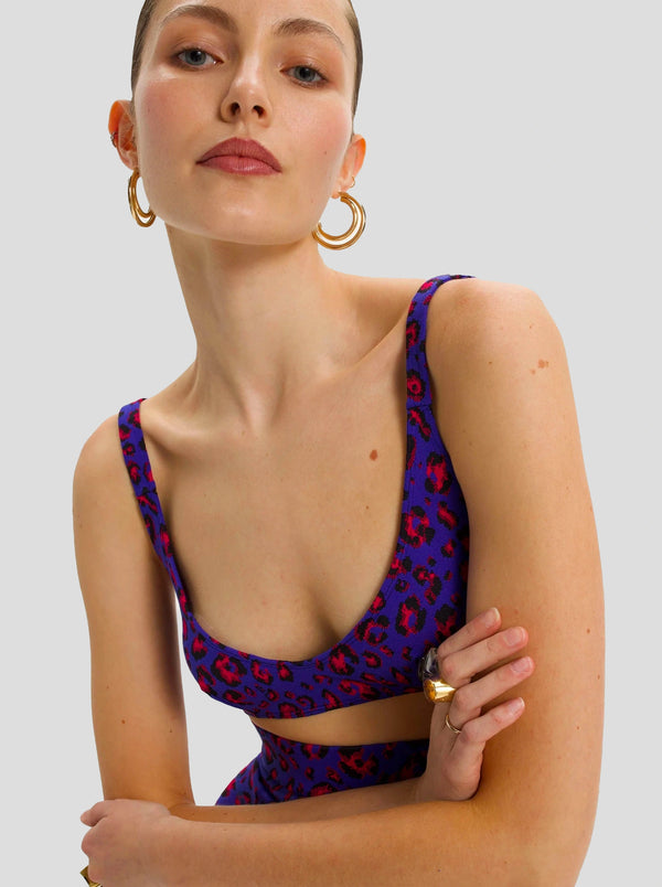 Heimstone Brassière De Sport Gala En Jersey Léopard Arctique