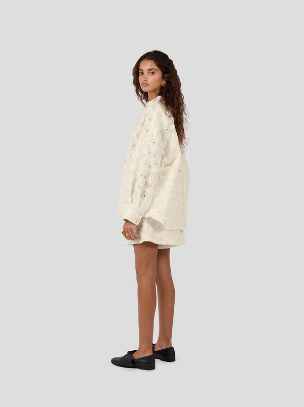 Heimstone Chemise Pixie En Dentelle Fragmentée Émaillée