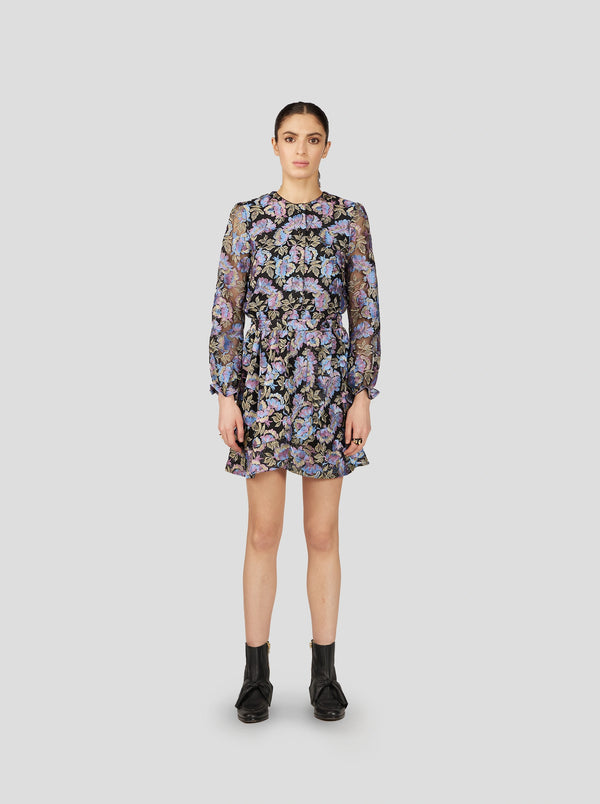 Heimstone CHEMISIER JOAN EN BRODERIE FLEURS DE GIVRE