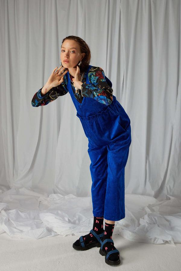 Heimstone Combinaison Lottie En Velours Côtelé Abysse