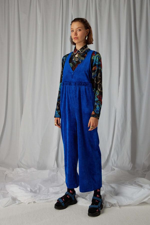 heimstone Combinaison Lottie en velours côtelé Abysse